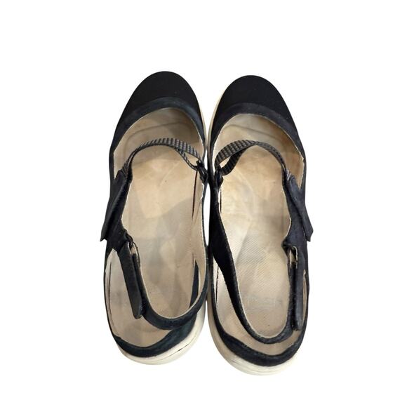 Dansko Shoes Size 39 US 8 Mary Jane Black Suede Canvas Flats Sneakers Comfort - Picture 3 of 11